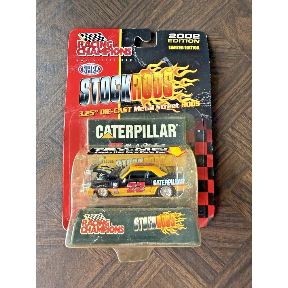 Racing Champions Stock Rods 22 Caterpillar Ward Burton 2002 Die-Cast 76206N-71A